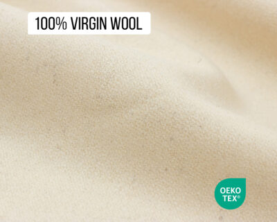 100% virgin wool fabric