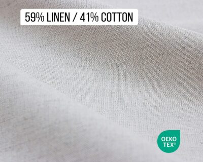 59% Linen 41% Cotton blend fabric