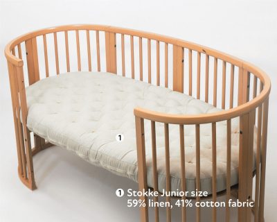 Home of Wool Stokke sized all-natural wool mattress