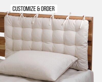 Home of Wool tufted wool headboard