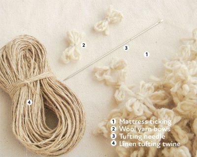Home of Wool DIY mattress kit