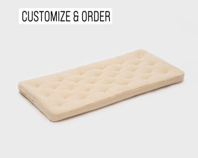 Home of Wool mini crib wool mattress
