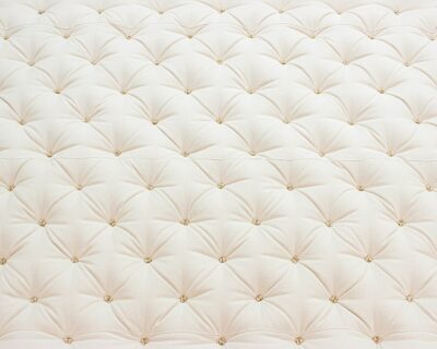 wool mattress with stitched fabric cover