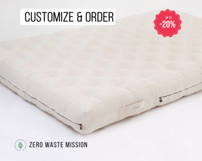 Home of Wool zero waste wool mattress
