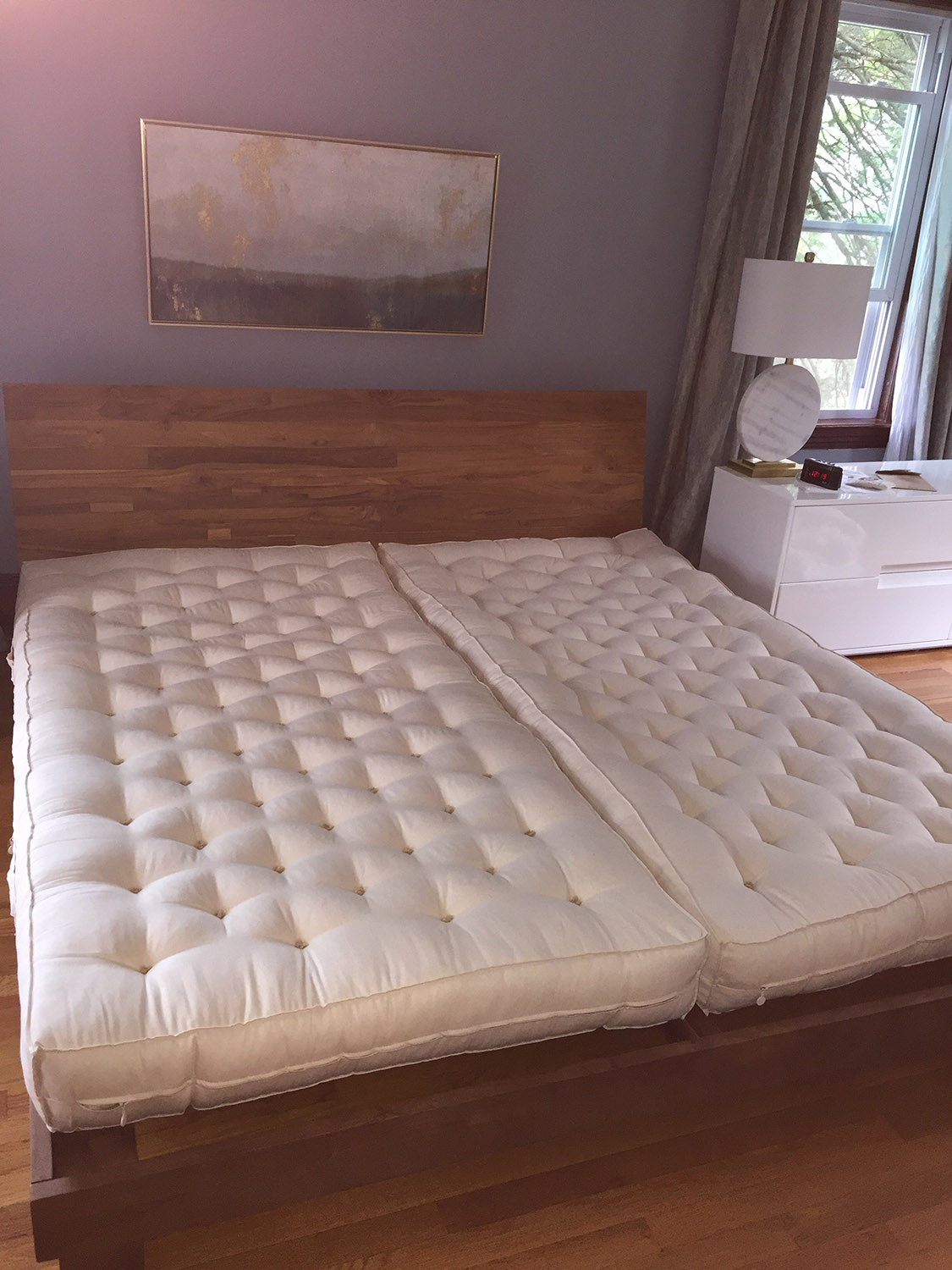Home of Wool mattress review - testimonial photo from a client