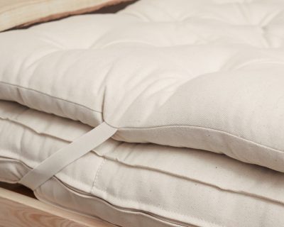 Home of Wool zero waste wool mattress topper-side