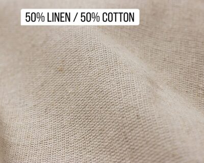 50% Cotton 50% Linen blend fabric