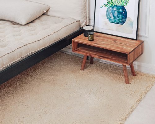 Home of Wool Handmade high pile wool rug - set up 1
