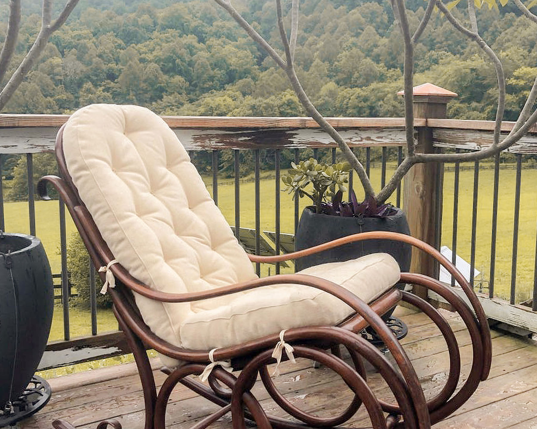 Home-of-Wool-Custom-cushions-for-Brentwood-rocking-chair