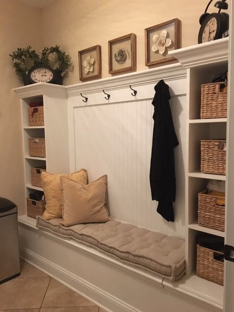 patricia.barlow's custom Home of wool bench cushion