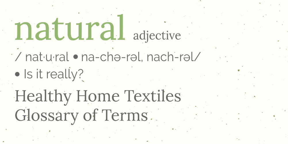 natural as in the dictionary