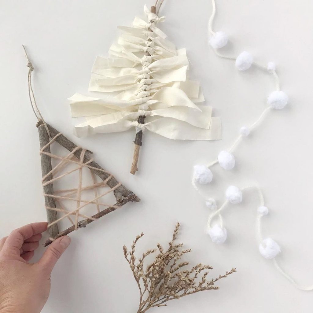 Holidays Go Zero Waste - handmade Christmas decorations