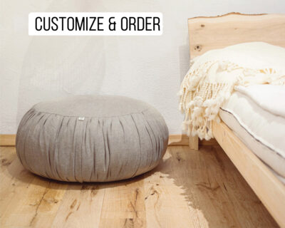 Ottoman Pouf Nightstand