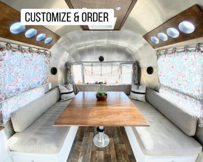 Home of Wool Cushion with Removable Cover For RVs, Campers, Trailers