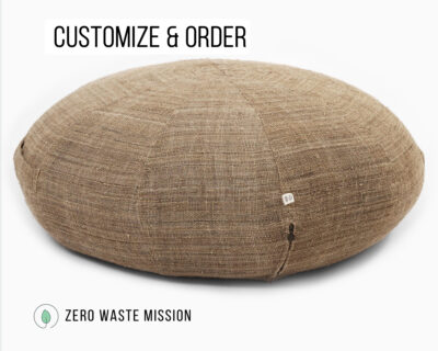 Home of Wool round ottoman