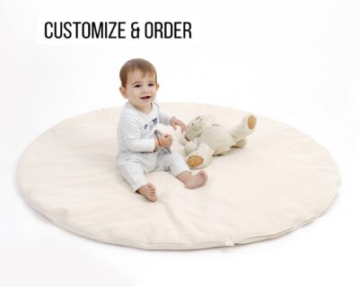 Home of Wool round play mat