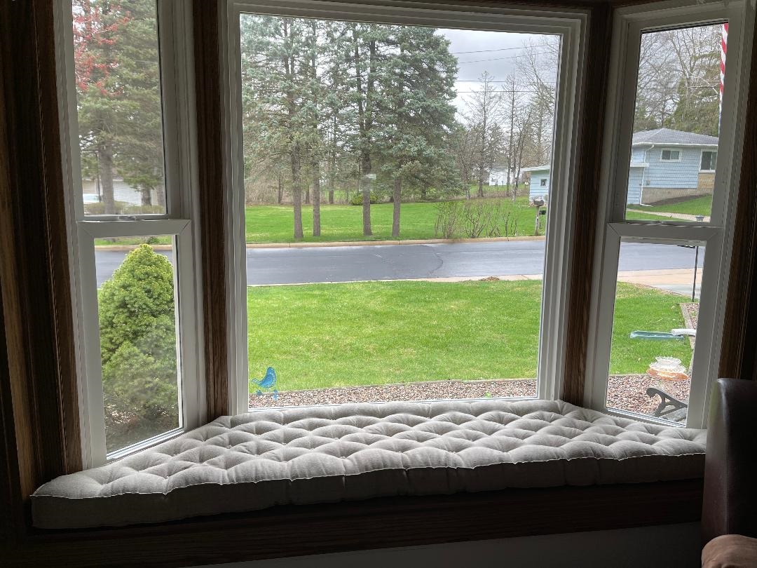 Tufted Wool Seat Cushion photo review