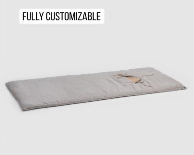 sleeping bag with natural wool filling
