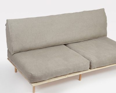 Home of Wool Triangular Headboard Cushion with removable cover (2)