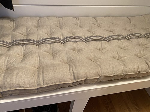Tufted Wool Seat Cushion photo review
