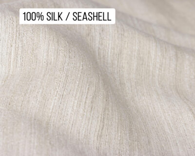 100% Mulberry Silk Fabric (Seashell)