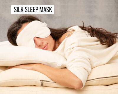 Anti-Age Mulberry Silk Sleep Mask with Wool Filling