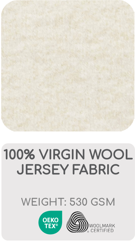 virgin wool jersey fabric