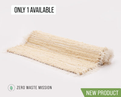 Handwoven Flat Wool & Cotton Rug
