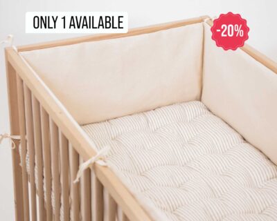 Wool Crib Bumper 46.5 x 14" | SALE